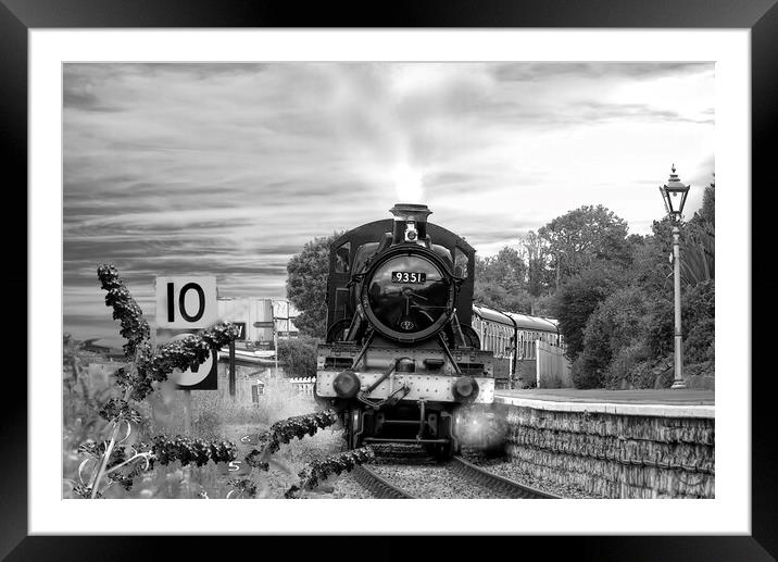 Watchet West Somerset Railway  Framed Mounted Print by Alison Chambers