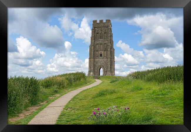 Glastonbury Tor Framed Print by Alison Chambers