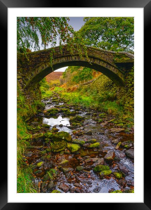 Eastergate Bridge Marsden Framed Mounted Print by Alison Chambers