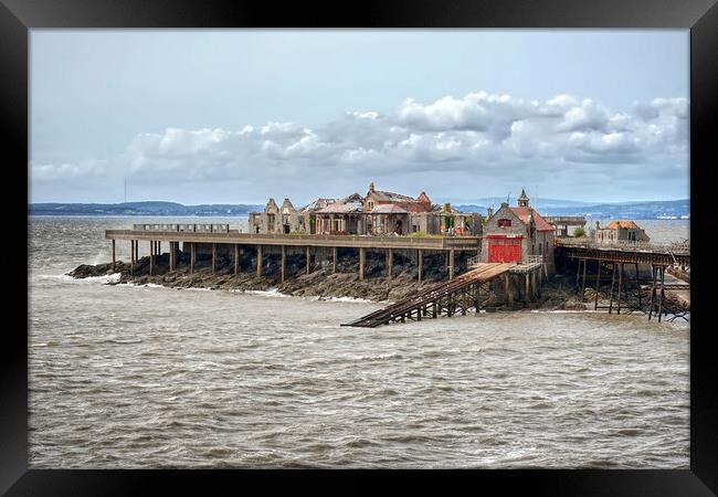 Birnbeck Pier Weston Super Mare Framed Print by Alison Chambers