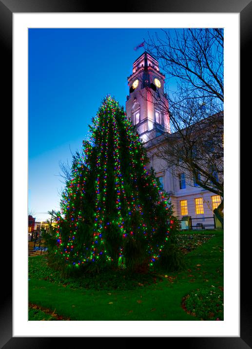 Christmas in Barnsley Framed Mounted Print by Alison Chambers