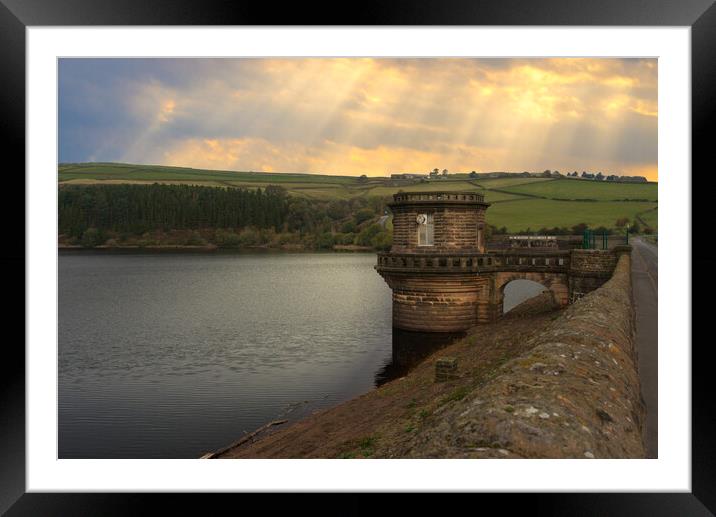Digley Reservoir  Framed Mounted Print by Alison Chambers