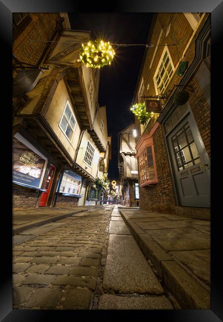 York Shambles Framed Print by Alison Chambers