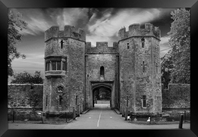 Bishops Palace Wells Framed Print by Alison Chambers