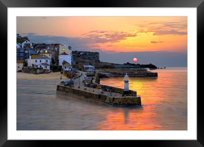 St Ives Cornwall Framed Mounted Print by Alison Chambers