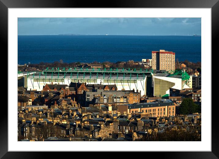 Easter Road Stadium  Framed Mounted Print by Alison Chambers