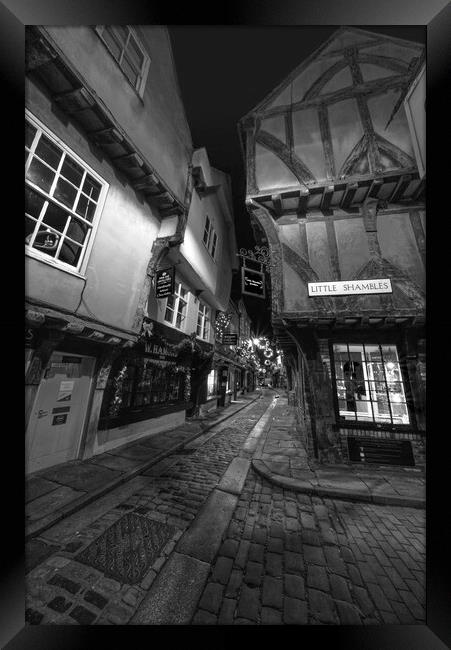 York Shambles Framed Print by Alison Chambers