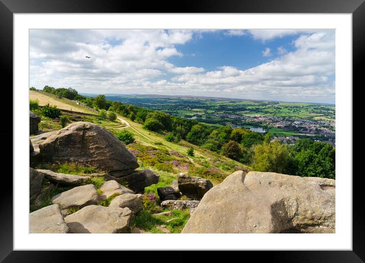 Otley Chevin Framed Mounted Print by Alison Chambers