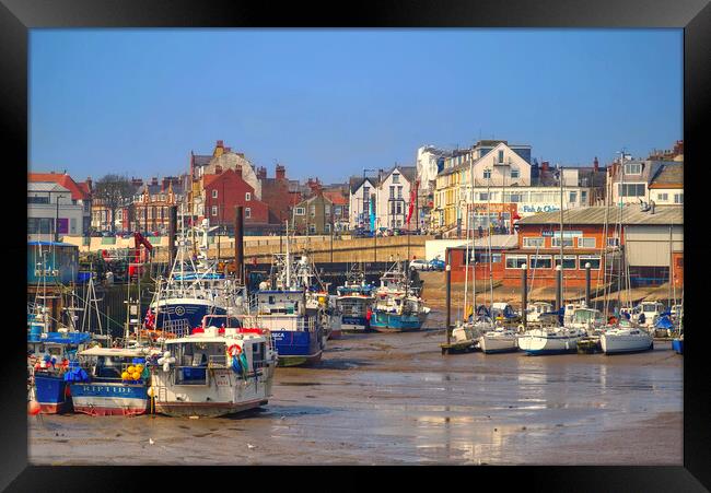 Bridlington Harbour  Framed Print by Alison Chambers