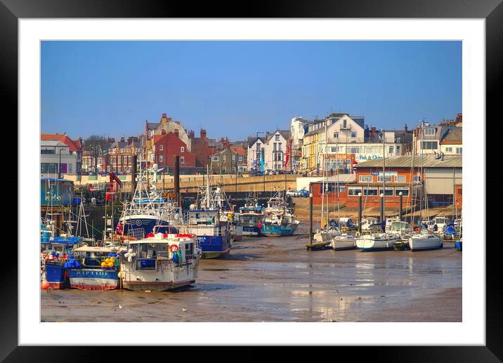 Bridlington Harbour  Framed Mounted Print by Alison Chambers
