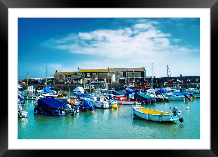 Lyme Regis Dorset Framed Mounted Print by Alison Chambers