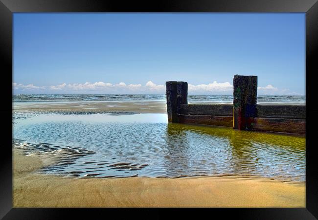 Bridlington Beach Framed Print by Alison Chambers