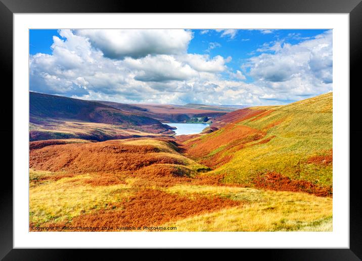 Wessenden Reservoir View Framed Mounted Print by Alison Chambers