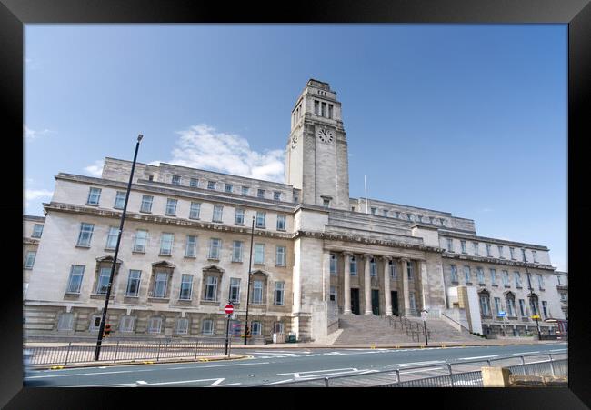 Leeds University Parkinson Building Framed Print by Alison Chambers