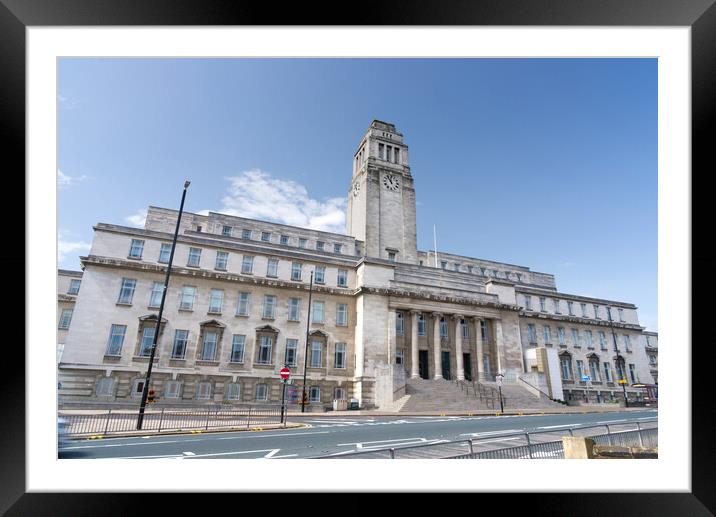 Leeds University Parkinson Building Framed Mounted Print by Alison Chambers