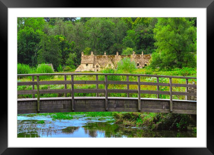 Bibury Framed Mounted Print by Alison Chambers