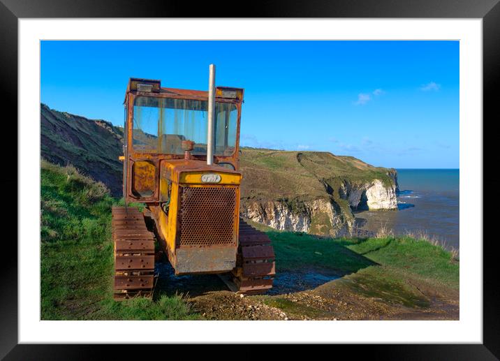 Rust In Peace Flamborough North Landing  Framed Mounted Print by Alison Chambers