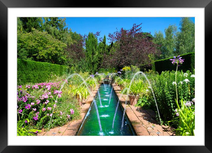 Leeds Alhambra Beautiful Garden Framed Mounted Print by Alison Chambers