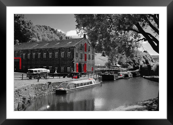 Standedge Visitor Centre  Framed Mounted Print by Alison Chambers