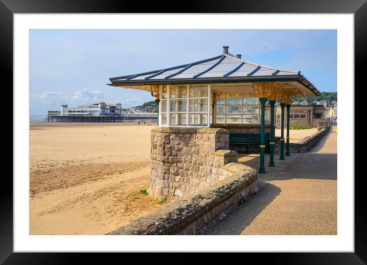 Weston-super-Mare Framed Mounted Print by Alison Chambers