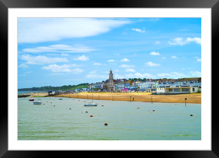 Herne Bay Framed Mounted Print by Alison Chambers