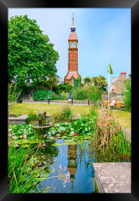 Seaton Jubilee Clock Framed Print by Alison Chambers