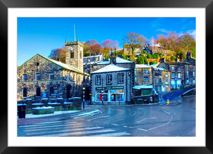 Holmfirth Framed Mounted Print by Alison Chambers