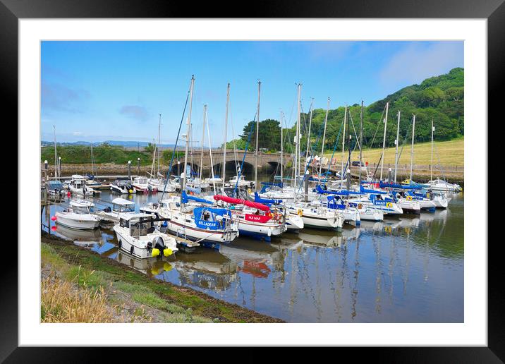 Axmouth Harbour Devon Framed Mounted Print by Alison Chambers