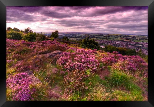 Otley Chevin Framed Print by Alison Chambers