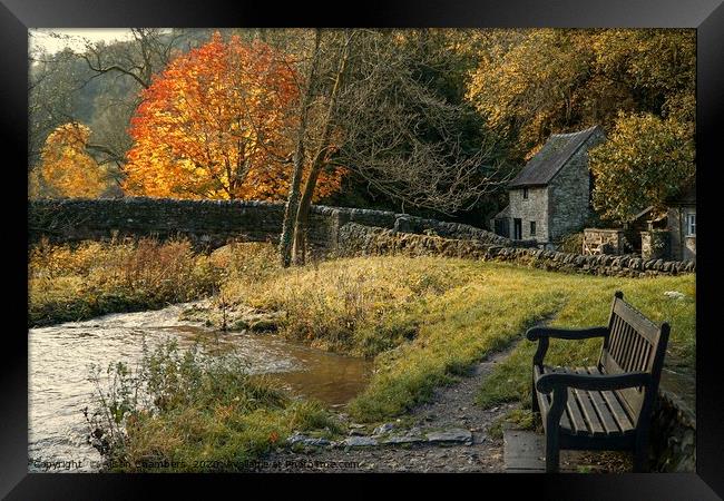 Viators Bridge Milldale Framed Print by Alison Chambers