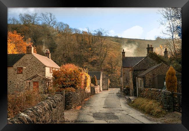  Milldale  Peak District  Framed Print by Alison Chambers