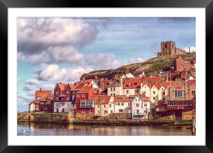 Whitby Yorkshire Coast  Framed Mounted Print by Alison Chambers