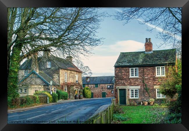 Wentworth Village  Framed Print by Alison Chambers