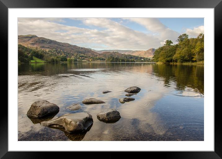 Rydal Water and Loughrigg Terrace Framed Mounted Print by Ian Homewood