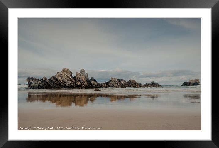 Sango Sands - the Beach at Durness, Scottish Highlands Framed Mounted Print by Tracey Smith