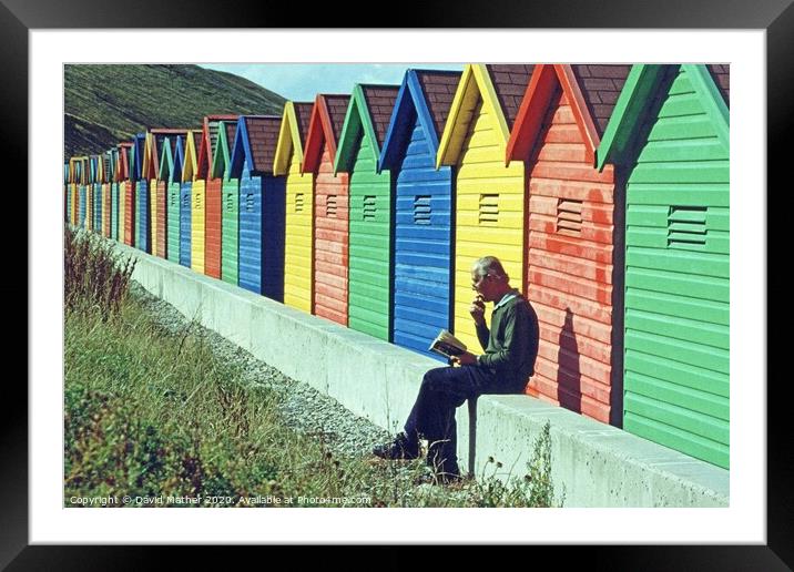 Peace at last and a quiet read Framed Mounted Print by David Mather