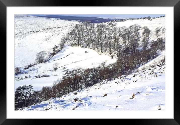 Winter in the North Yorkshire Moors Framed Mounted Print by David Mather