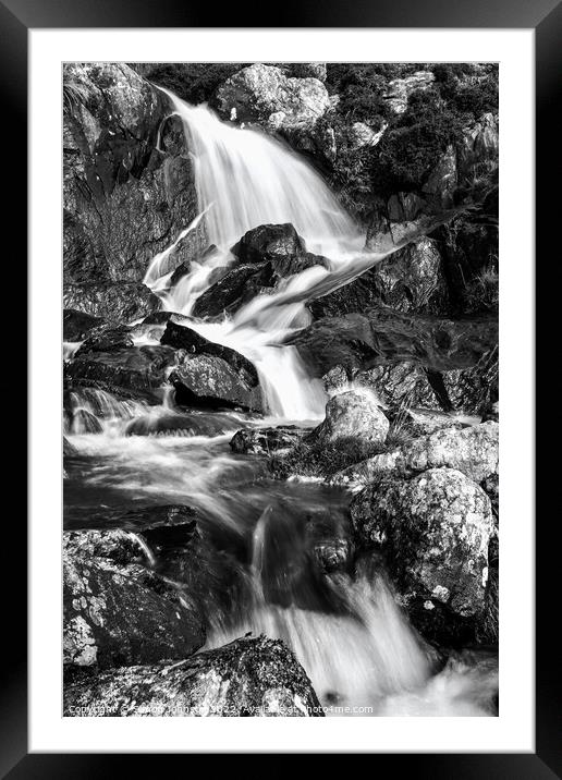 wild water Framed Mounted Print by Simon Johnson