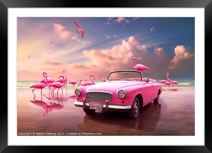 Dreaming Pink Framed Mounted Print by Robert Deering