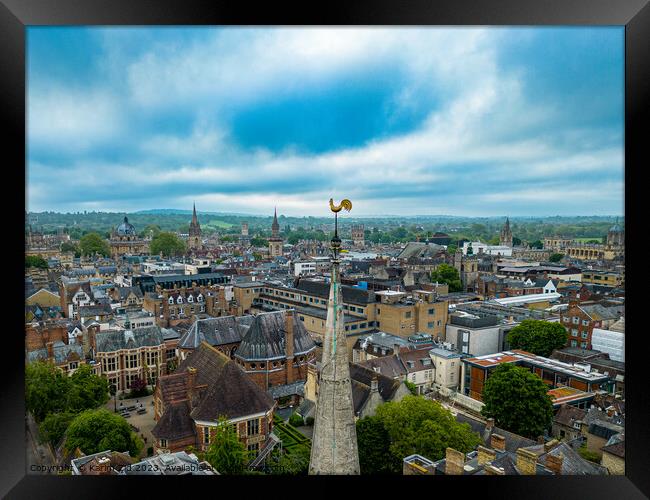 Oxford Spires  Framed Print by Karim Zid