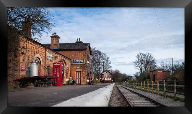 Hadlow Road Station Framed Print by Liam Neon