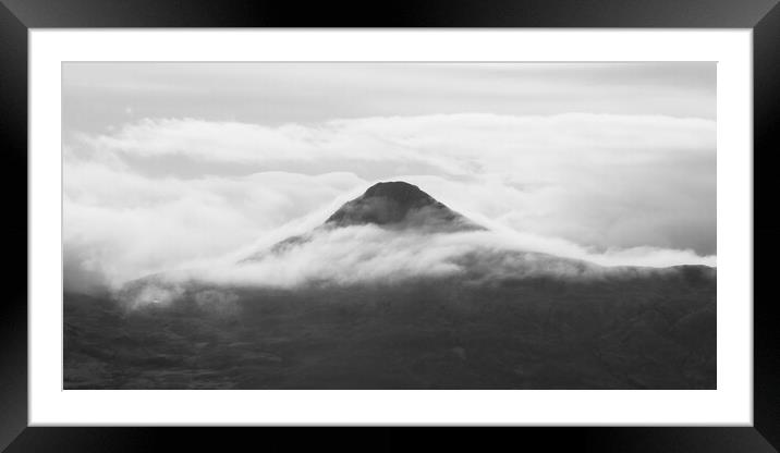 Dawn Clouds over Yr Aran Framed Mounted Print by Liam Neon