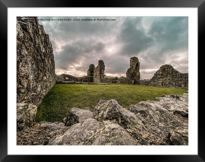 Montgomery Castle Powys Framed Mounted Print by ROCS Adventures