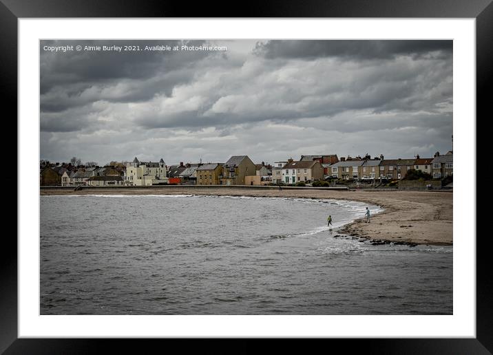 Stormy landscape  Framed Mounted Print by Aimie Burley