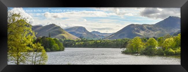 Awe-inspiring Derwentwater Panorama Framed Print by Aimie Burley
