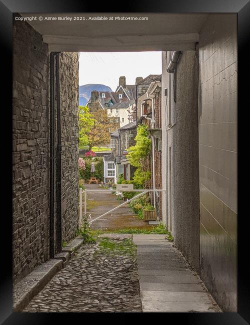 Serene Keswick Lane Framed Print by Aimie Burley