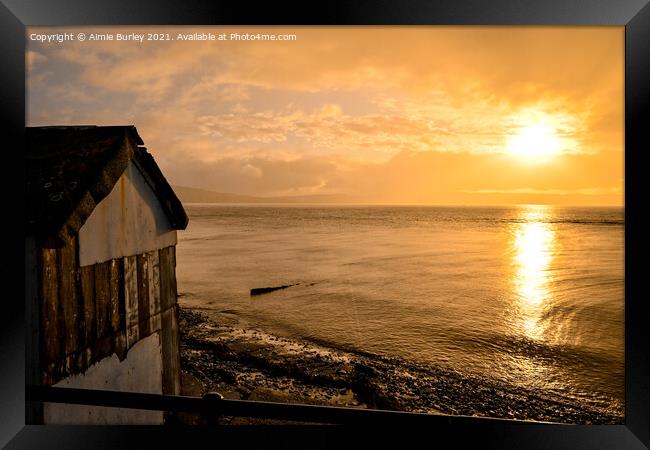 Sunrise in Bute Framed Print by Aimie Burley