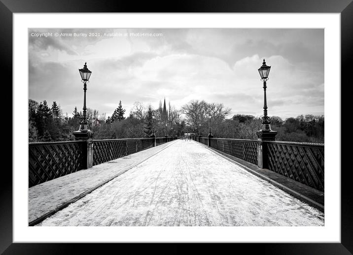 Armstrong Bridge Framed Mounted Print by Aimie Burley