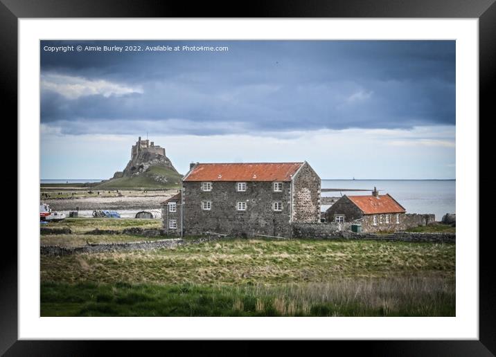 Lindisfarne farmhouse  Framed Mounted Print by Aimie Burley