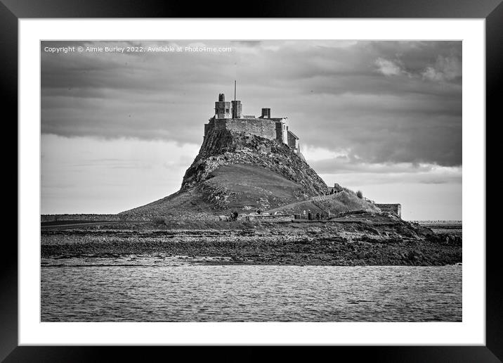 Lindisfarne Castle Framed Mounted Print by Aimie Burley